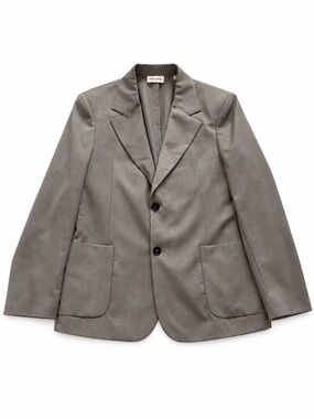 Frame Denim Men's Light Gray Two-Button Sport Coat